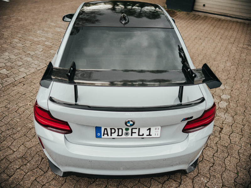 Laden Sie das Bild in Galerie -Viewer, Speed Engineering - Swan Neck Wing Heckflügel für BMW M2 F87 / M2 Competition / CS F87 - mit TÜV - 14060