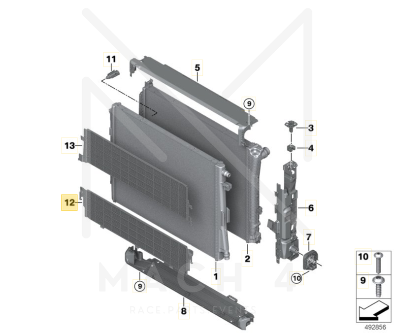 Laden Sie das Bild in Galerie -Viewer, BMW Steinschlagschutz Gitter unten / Stone chip Guard down für BMW M3 G80/G81 / M4 G82/G83 - 17119882366
