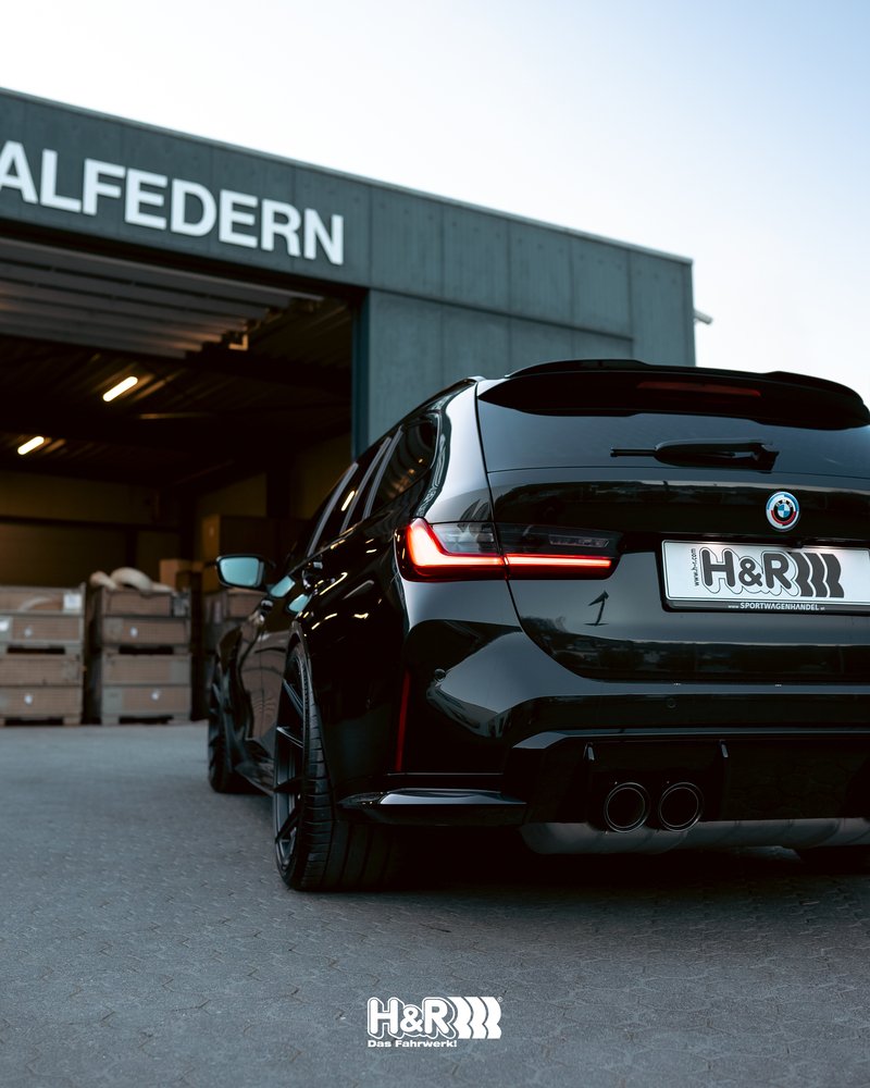 Laden Sie das Bild in Galerie -Viewer, H&R Gewindefedern Höhenverstellbar Satz für BMW M3 Competition Touring xDrive G81 - 23026-3