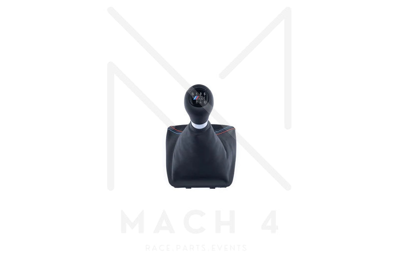 Laden Sie das Bild in Galerie -Viewer, BMW Original M2 G87 Schaltknopf Leder mit Abdeckung Schaltsack mit M-Naht / 6-Gang für BMW M3 G80 / M4 G82 - 25117885209