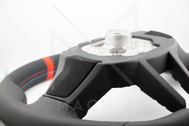 Laden Sie das Bild in Galerie -Viewer, BMW M Alcantara Lenkrad Handschalter Abdeckung Set / Steering Wheel Alcantara Rear Cover Set für BMW M3 G80 & M4 G82/G83 - 32305A29D29