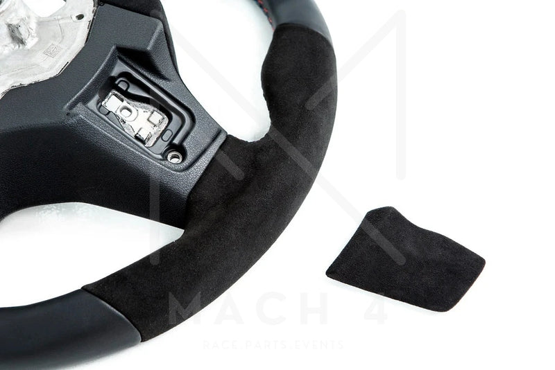 Laden Sie das Bild in Galerie -Viewer, BMW M Alcantara Lenkrad Handschalter Abdeckung Set / Steering Wheel Alcantara Rear Cover Set für BMW M3 G80 & M4 G82/G83 - 32305A29D29