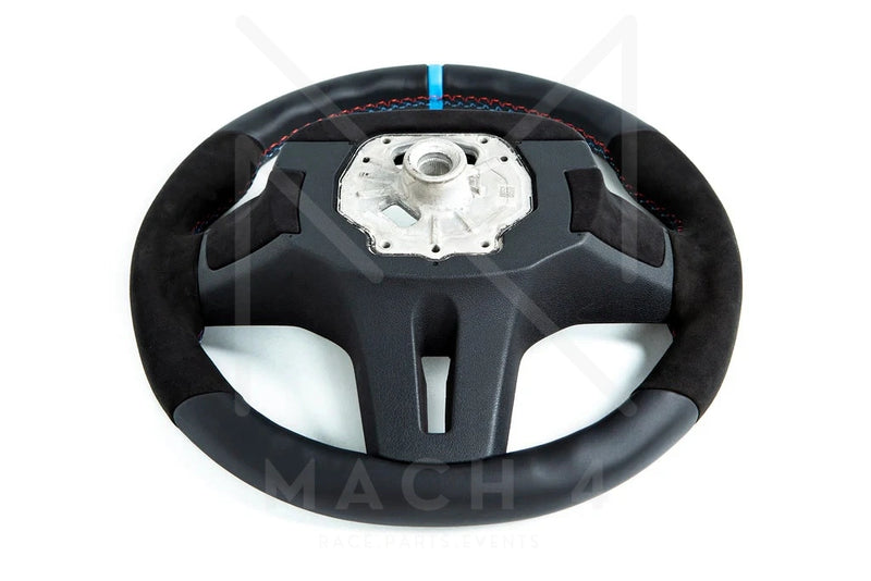 Laden Sie das Bild in Galerie -Viewer, BMW M Alcantara Lenkrad Handschalter Abdeckung Set / Steering Wheel Alcantara Rear Cover Set für BMW M3 G80 & M4 G82/G83 - 32305A29D29