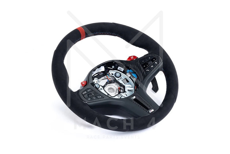 Laden Sie das Bild in Galerie -Viewer, BMW M4 CSL Alcantara Lenkrad Kranz - BMW M2 G87 / M3 G80/G81 / M4 G82/G83 G8x - 32307874035
