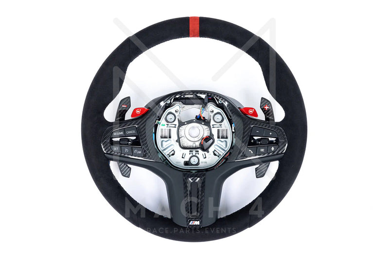 Laden Sie das Bild in Galerie -Viewer, BMW M4 CSL Alcantara Lenkrad Kranz - BMW M2 G87 / M3 G80/G81 / M4 G82/G83 G8x - 32307874035