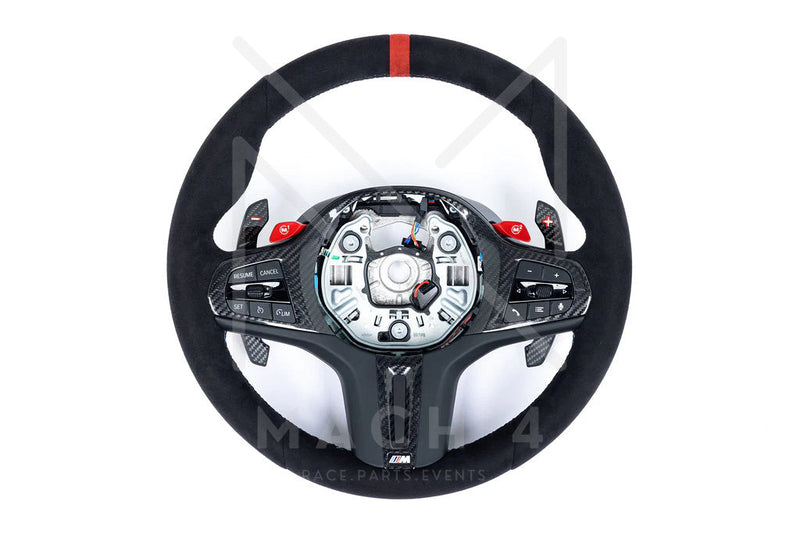 Laden Sie das Bild in Galerie -Viewer, BMW M4 CSL Alcantara Lenkrad Kranz - BMW 3er/4er M340i / M440i G20/G21/G22/G23 - 32307874035