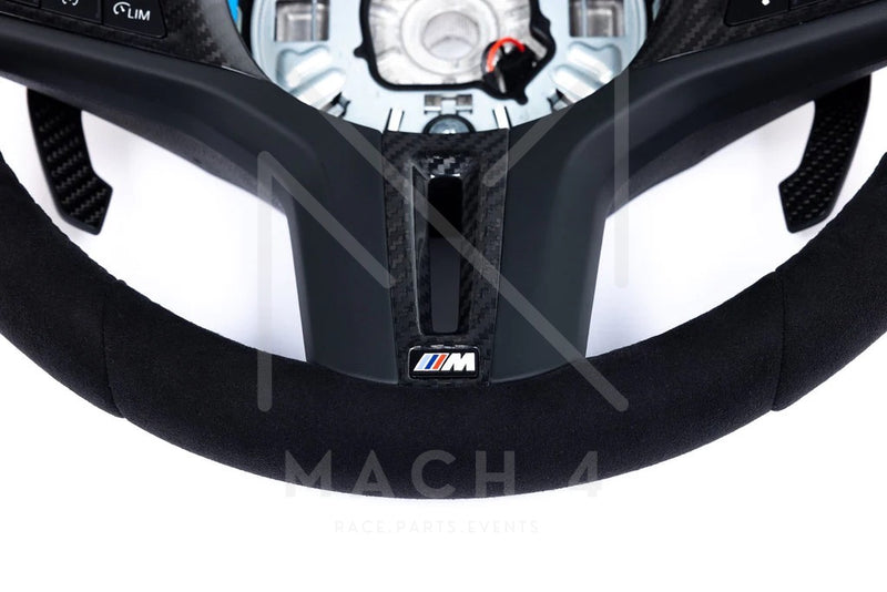 Laden Sie das Bild in Galerie -Viewer, BMW M4 CSL Alcantara Lenkrad Kranz - BMW M2 G87 / M3 G80/G81 / M4 G82/G83 G8x - 32307874035