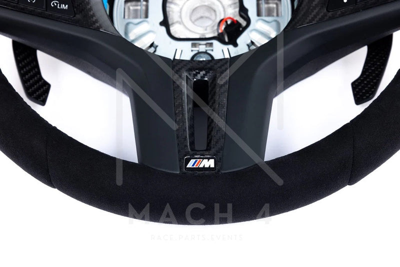 Laden Sie das Bild in Galerie -Viewer, BMW M4 CSL Alcantara Lenkrad Kranz - BMW 3er/4er M340i / M440i G20/G21/G22/G23 - 32307874035