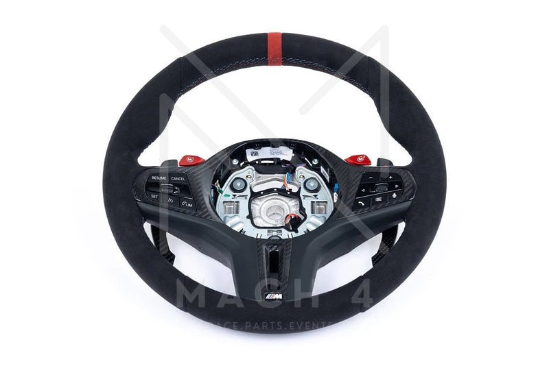 Laden Sie das Bild in Galerie -Viewer, BMW M4 CSL Alcantara Lenkrad Kranz - BMW 3er/4er M340i / M440i G20/G21/G22/G23 - 32307874035