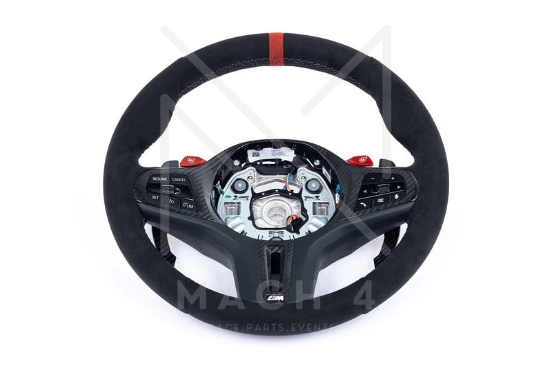 Laden Sie das Bild in Galerie -Viewer, BMW M4 CSL Alcantara Lenkrad Kranz - BMW M2 G87 / M3 G80/G81 / M4 G82/G83 G8x - 32307874035