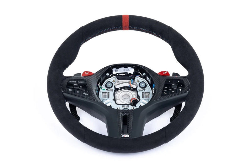 Laden Sie das Bild in Galerie -Viewer, BMW M4 CSL Alcantara Lenkrad Kranz - BMW 3er/4er M340i / M440i G20/G21/G22/G23 - 32307874035