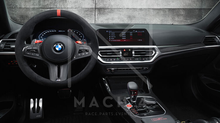 Laden Sie das Bild in Galerie -Viewer, BMW M4 CSL Alcantara Lenkrad Kranz - BMW 3er/4er M340i / M440i G20/G21/G22/G23 - 32307874035
