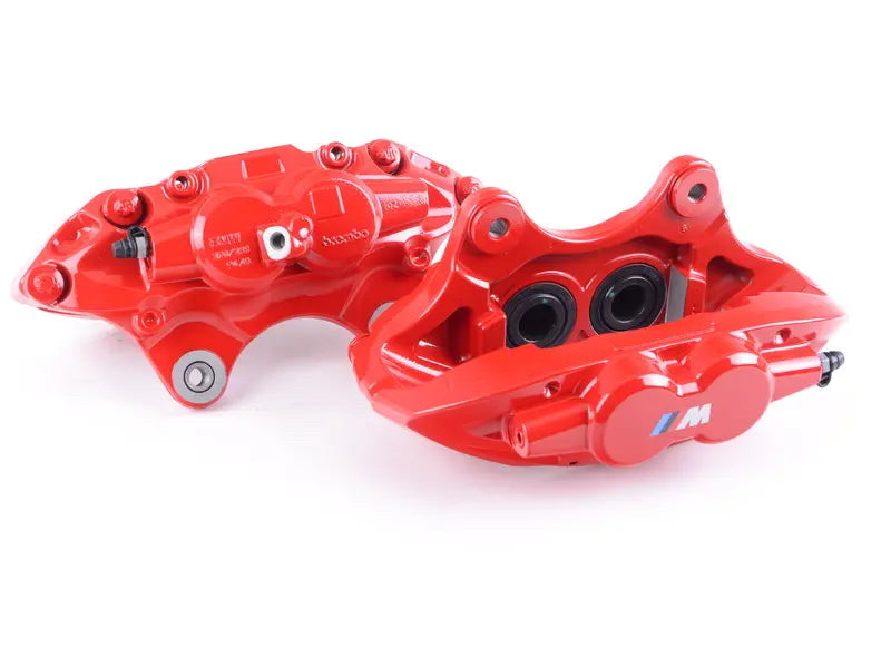 Laden Sie das Bild in Galerie -Viewer, BMW M Performance Nachrüstsatz Sportbremse 18" rot für BMW 3er/4er F30/F31/F33/F36 - 34112450468 / 34112450469 / 34112450470
