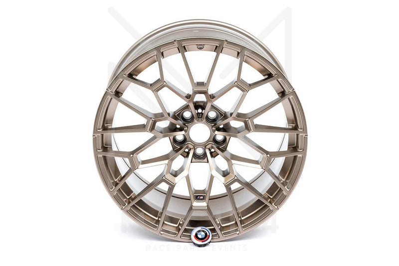 Laden Sie das Bild in Galerie -Viewer, BMW 827 M Felge BMW M3 CS G83 goldbronze 20 Zoll Square Setup für BMW M2 G87 - 36107884366
