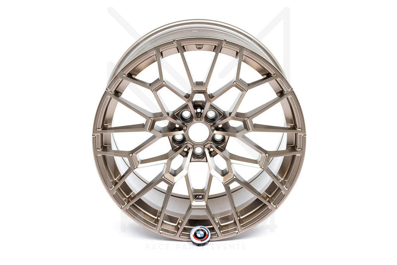 Laden Sie das Bild in Galerie -Viewer, BMW 827 M Felge BMW M3 CS G83 goldbronze 20 Zoll Square Setup für BMW M3 G80 G81 / M4 G82 G83 - 36107884366