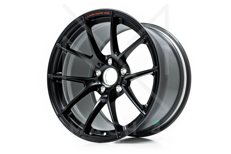 Laden Sie das Bild in Galerie -Viewer, BMW Motortsport GT4 Felge schwarz matt / rim black in 11x18 ET 30 für BMW M2 F87 / M2 Competition F87 / M2 CS F87 - 36108431617
