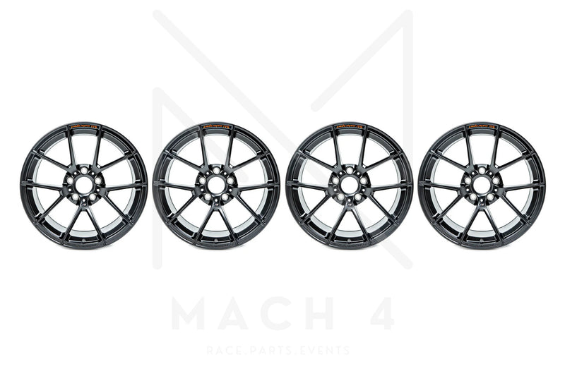 Laden Sie das Bild in Galerie -Viewer, BMW Motortsport GT4 Felge schwarz matt / rim black in 11x18 ET 30 für BMW M2 F87 / M2 Competition F87 / M2 CS F87 - 36108431617
