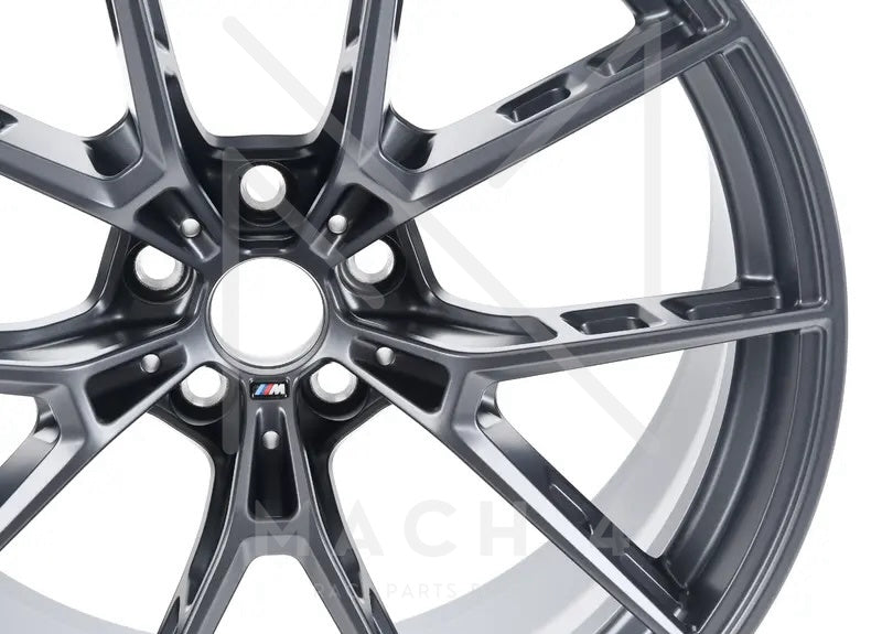 Laden Sie das Bild in Galerie -Viewer, BMW M Performance Styling 963 M Y-Speiche Felge frozen gunmetal grey in 19/20 Zoll für BMW M2 G87 - 36108746989 / 36108746990