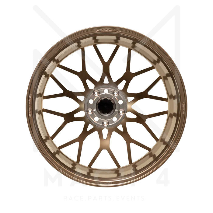 Laden Sie das Bild in Galerie -Viewer, BMW M Performance 1000M Kreuzspeiche Felge gold/bronze matt in 20/21 Zoll für BMW M3 / M4 G80/G81/G82/G83 - 36108746992/36108746991