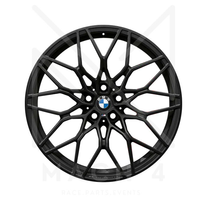 Laden Sie das Bild in Galerie -Viewer, BMW M Performance 1000M Kreuzspeiche Felge schwarz matt in 20/21 Zoll für BMW M2 G87 - 36109502045/36109502044