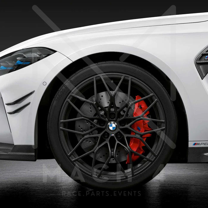Laden Sie das Bild in Galerie -Viewer, BMW M Performance 1000M Kreuzspeiche Felge schwarz matt in 20/21 Zoll für BMW M2 G87 - 36109502045/36109502044