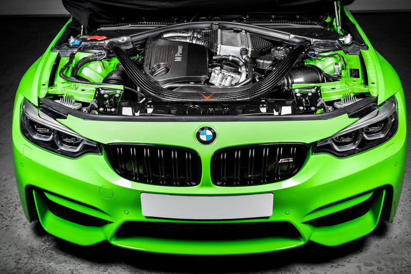 Laden Sie das Bild in Galerie -Viewer, Eventuri Carbon Chargepipes für BMW M2 Competition / M2 CS F87 S55 Motor