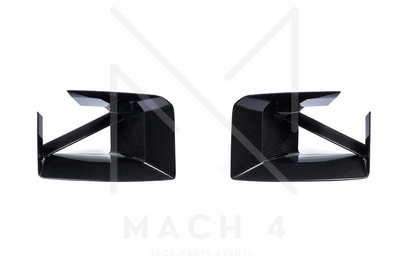 Laden Sie das Bild in Galerie -Viewer, BMW M Performance Lufteinlassblende Carbon rechts + links Set für BMW M2 G87 - 51115A44F42 / 51115A44F43