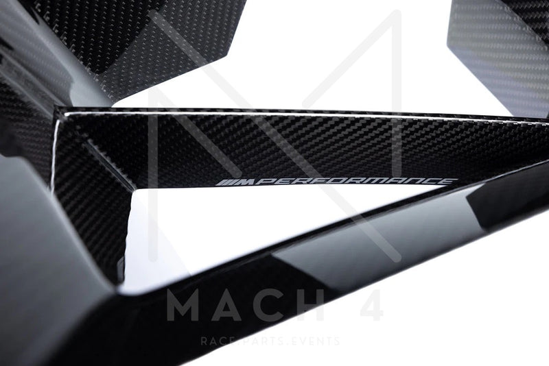 Laden Sie das Bild in Galerie -Viewer, BMW M Performance Lufteinlassblende Carbon rechts + links Set für BMW M2 G87 - 51115A44F42 / 51115A44F43