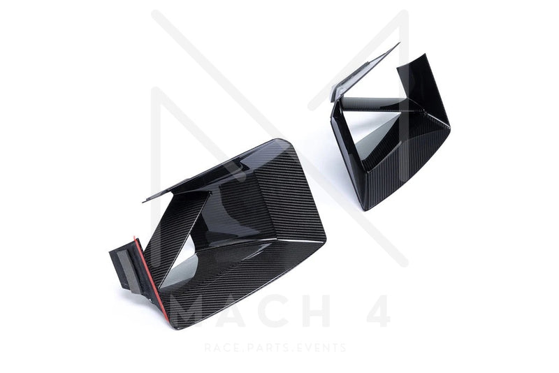 Laden Sie das Bild in Galerie -Viewer, BMW M Performance Lufteinlassblende Carbon rechts + links Set für BMW M2 G87 - 51115A44F42 / 51115A44F43