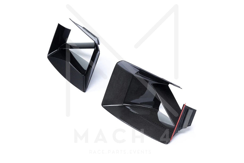 Laden Sie das Bild in Galerie -Viewer, BMW M Performance Lufteinlassblende Carbon rechts + links Set für BMW M2 G87 - 51115A44F42 / 51115A44F43