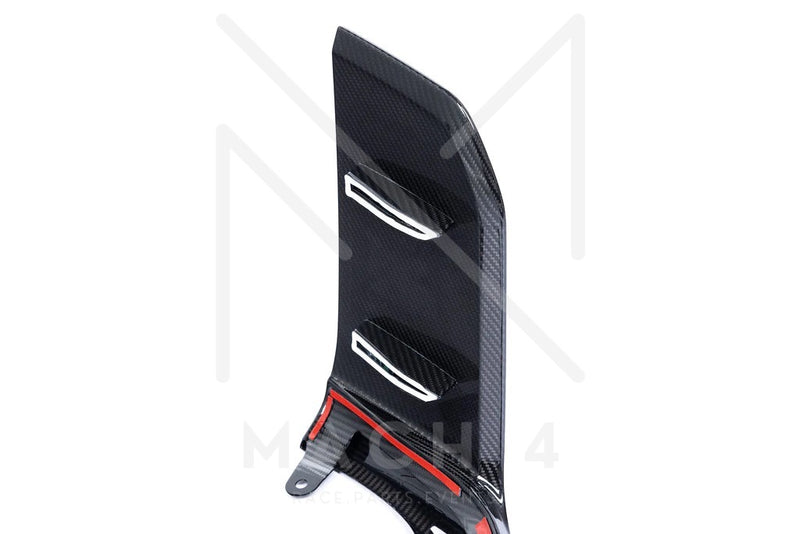 Laden Sie das Bild in Galerie -Viewer, BMW M Performance Frontaufsatz Carbon Set für BMW M2 G87 - 51115A5F481 / 51115A5F482 / 51115A5F445