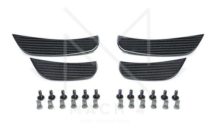 Laden Sie das Bild in Galerie -Viewer, BMW M4 DTM-Edition Frontflaps / Seitenflügel / Flaps Carbon für BMW M3/M4 F80/F82/F83 - 51117993027/51117993028