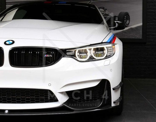 BMW M4 DTM-Edition Frontflaps / Seitenflügel / Flaps Carbon für BMW M3/M4 F80/F82/F83 - 51117993027/51117993028