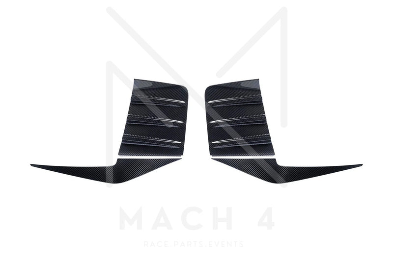 Laden Sie das Bild in Galerie -Viewer, BMW M Performance Heckaufsatz Carbon rechts + links Set für BMW M2 G87 - 51125A66161 / 51125A66162