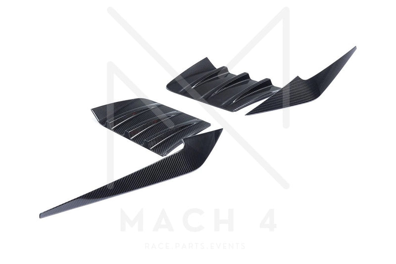 Laden Sie das Bild in Galerie -Viewer, BMW M Performance Heckaufsatz Carbon rechts + links Set für BMW M2 G87 - 51125A66161 / 51125A66162