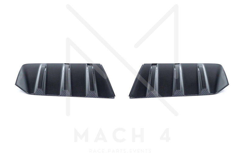 Laden Sie das Bild in Galerie -Viewer, BMW M Performance Heckaufsatz Carbon rechts + links Set für BMW M2 G87 - 51125A66161 / 51125A66162