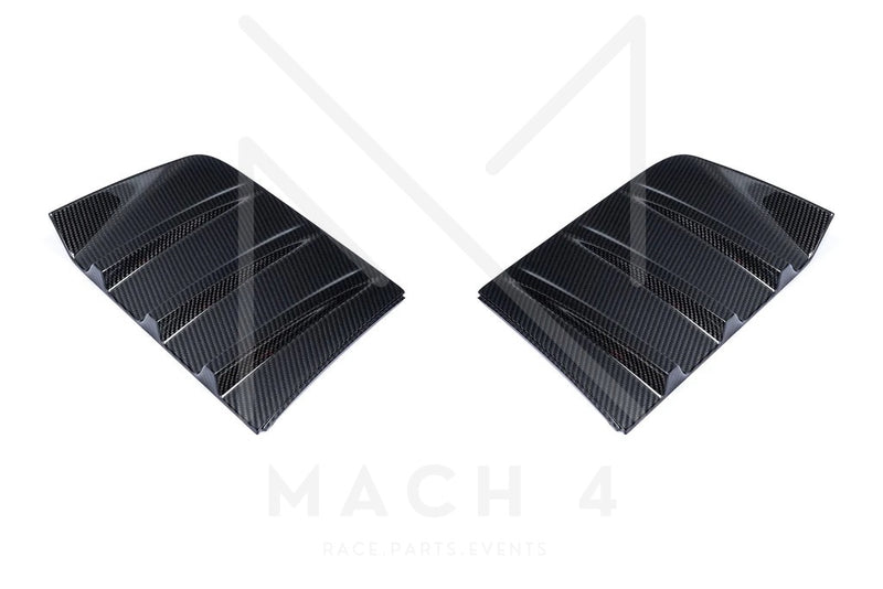 Laden Sie das Bild in Galerie -Viewer, BMW M Performance Heckaufsatz Carbon rechts + links Set für BMW M2 G87 - 51125A66161 / 51125A66162