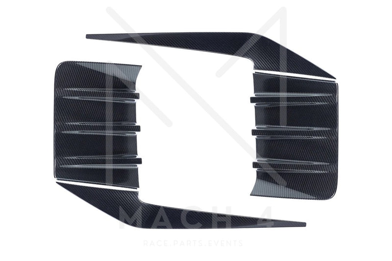 Laden Sie das Bild in Galerie -Viewer, BMW M Performance Heckaufsatz Carbon rechts + links Set für BMW M2 G87 - 51125A66161 / 51125A66162
