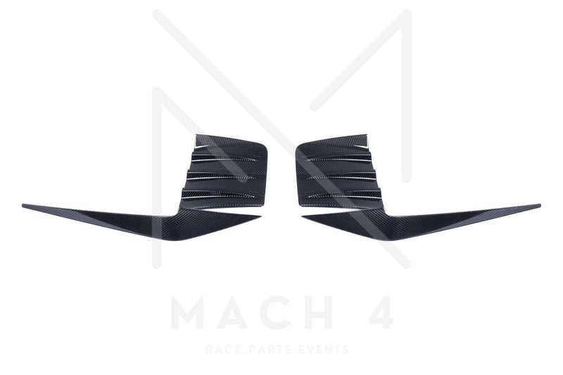Laden Sie das Bild in Galerie -Viewer, BMW M Performance Heckaufsatz Carbon rechts + links Set für BMW M2 G87 - 51125A66161 / 51125A66162