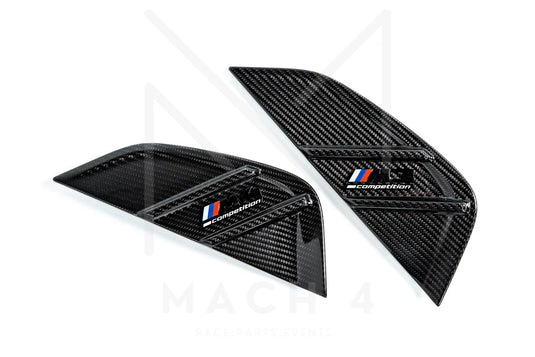 BMW M Performance Kiemen Seitenwand Carbon / Carbon Side Marker Set BMW M3 G80/G81 - 51132469620 / 51132469621