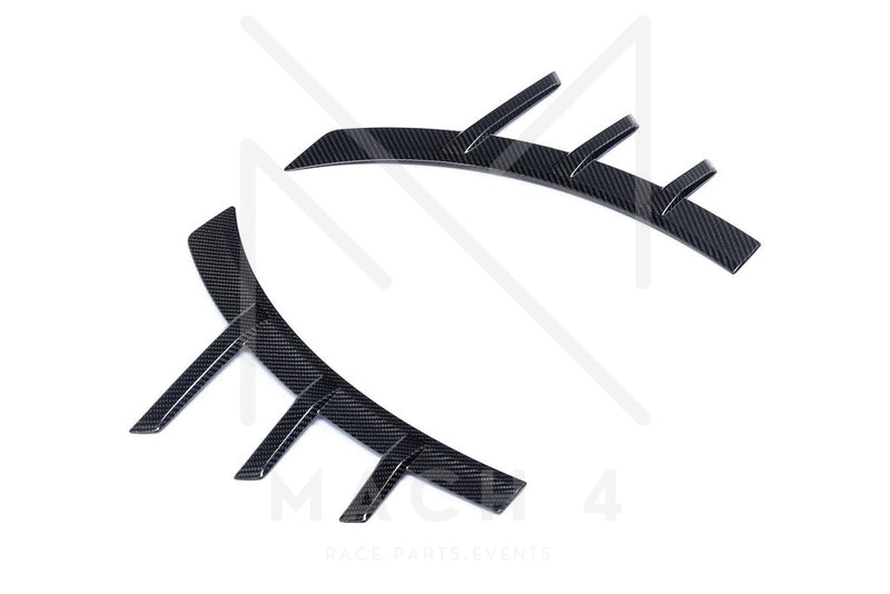 Laden Sie das Bild in Galerie -Viewer, BMW M Performance Zierblende Carbon Seitenwand vorne Set für BMW M2 G87 - 51135A649E3 / 51135A649E4