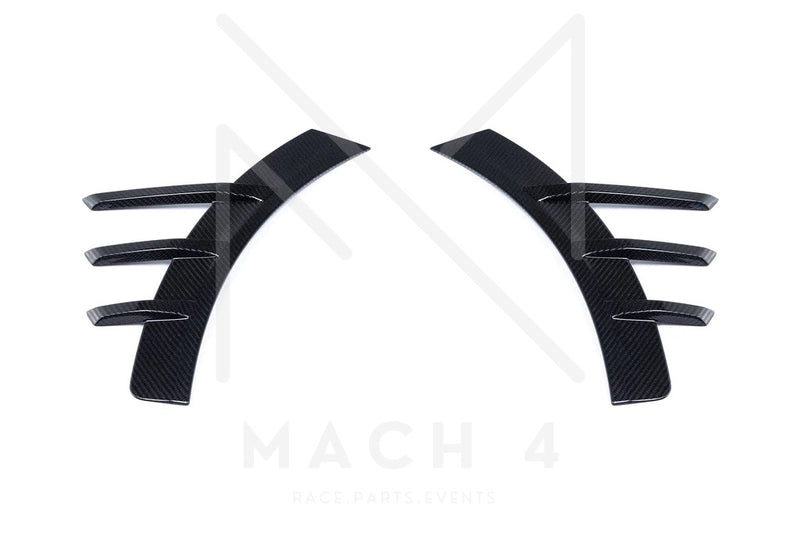 Laden Sie das Bild in Galerie -Viewer, BMW M Performance Zierblende Carbon Seitenwand hinten Set für BMW M2 G87 - 51135A64A11 / 51135A64A12