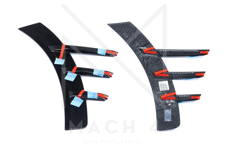 Laden Sie das Bild in Galerie -Viewer, BMW M Performance Zierblende Carbon Seitenwand hinten Set für BMW M2 G87 - 51135A64A11 / 51135A64A12