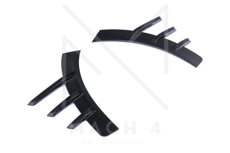 Laden Sie das Bild in Galerie -Viewer, BMW M Performance Zierblende Carbon Seitenwand hinten Set für BMW M2 G87 - 51135A64A11 / 51135A64A12