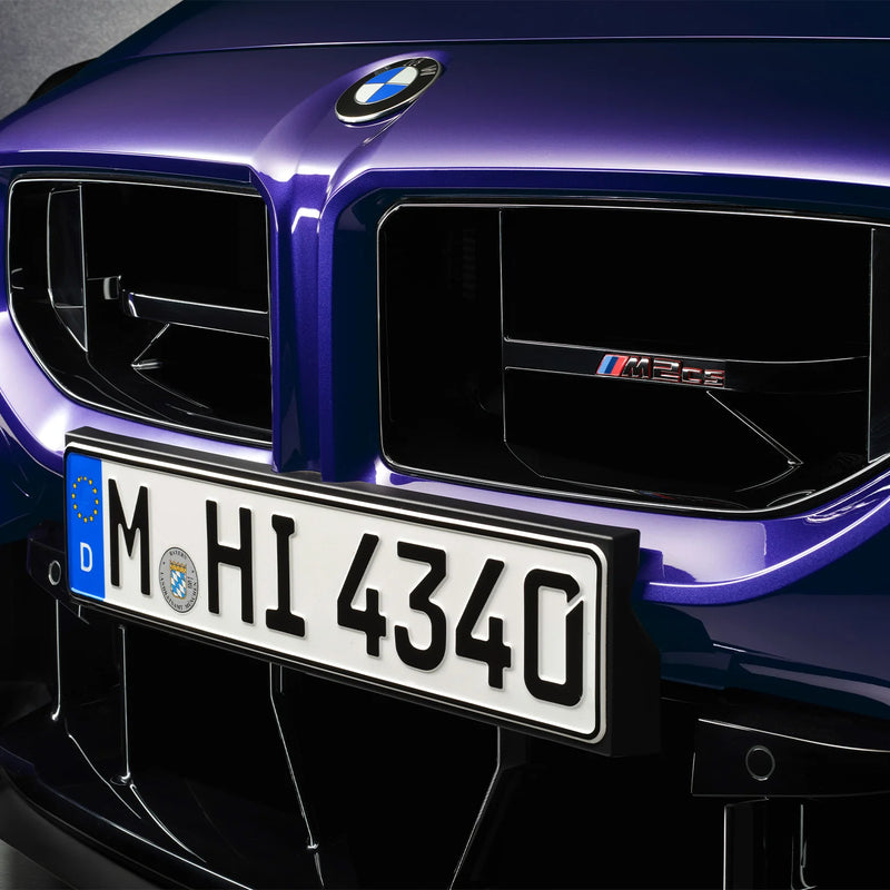 Laden Sie das Bild in Galerie -Viewer, BMW M M2 CS G87 Ziergitter Front / Grill mit Badge schwarz/rot für BMW M2 G87 / M2 CS G87 - 51137874201