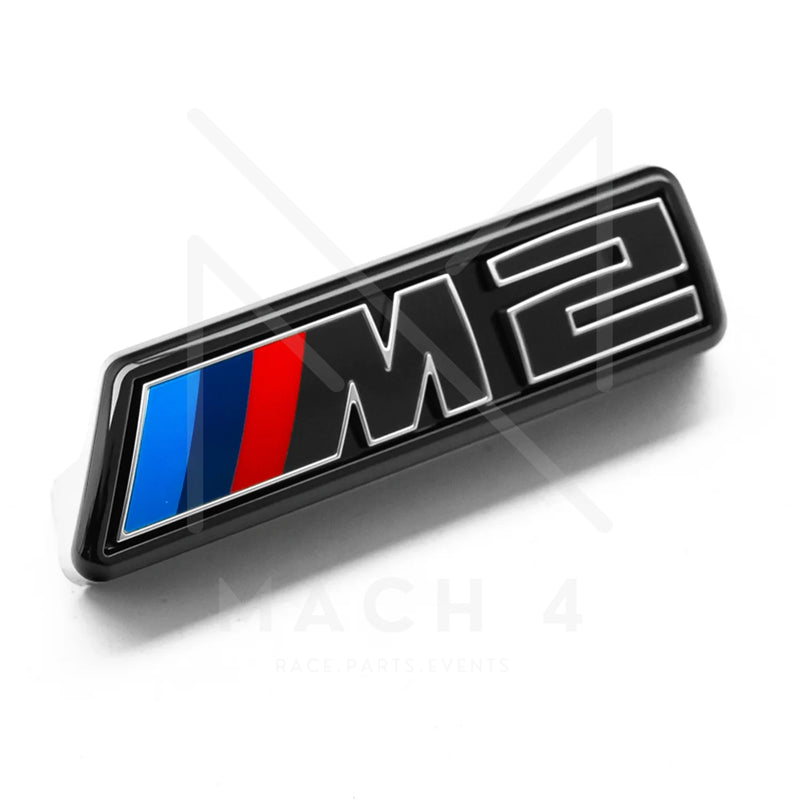 Laden Sie das Bild in Galerie -Viewer, BMW M2 LCI Badge Grill schwarz glanz/silber / Schriftzug Grill Front für BMW M2 G87 - 51137907771