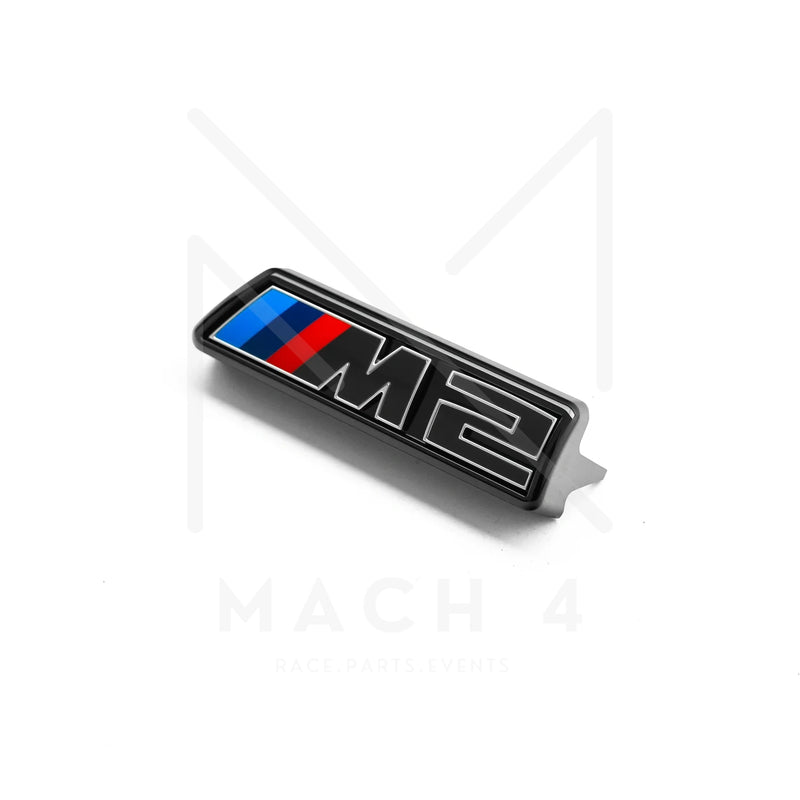 Laden Sie das Bild in Galerie -Viewer, BMW M2 LCI Badge Grill schwarz glanz/silber / Schriftzug Grill Front für BMW M2 G87 - 51137907771