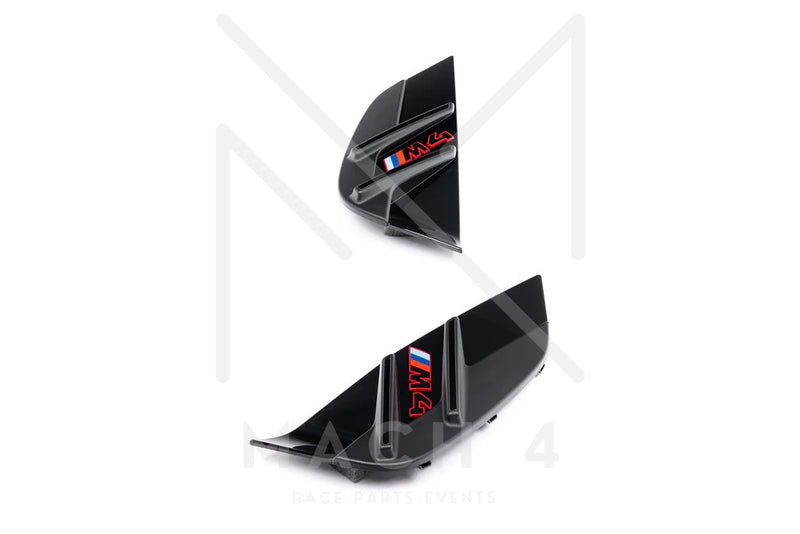 Laden Sie das Bild in Galerie -Viewer, BMW Original M4 CSL G82 Seitenkiemen M4 rot / Air Breather Badge M4 black/red für BMW M4 G82/G83 - 51138086131/51138086132