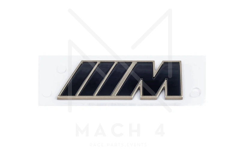 Laden Sie das Bild in Galerie -Viewer, BMW M Badge Emblem black/gold für BMW Modelle - 51145A3F9B3
