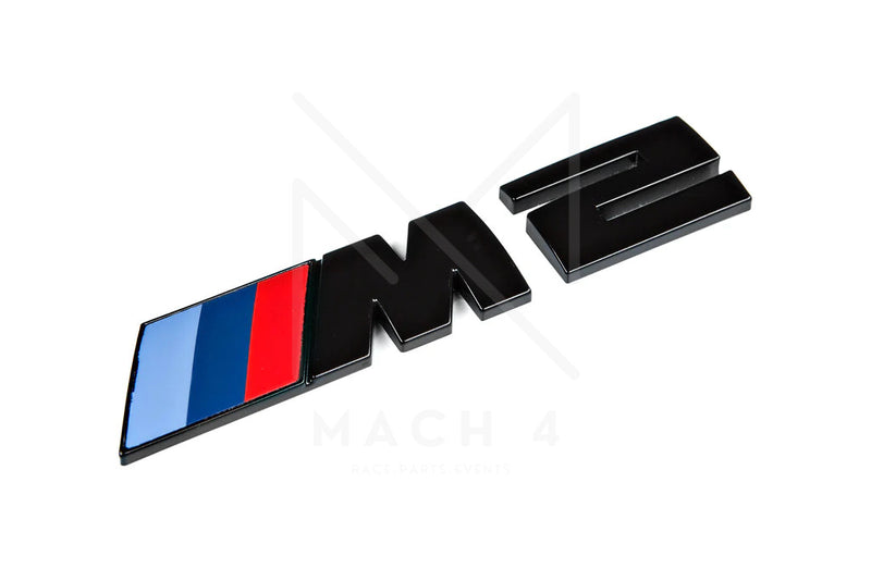 Laden Sie das Bild in Galerie -Viewer, BMW M2 Badge schwarz glanz / Schriftzug für BMW M2 G87 - 51145A76513
